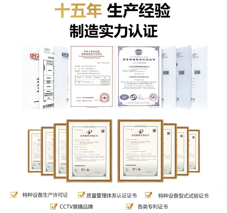荣誉资质——吉庆集团